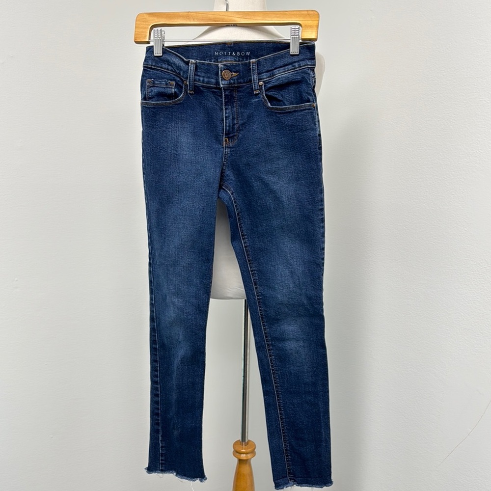 Mott And Bow Boyfriend Jeans Women's W25 X L32 Rise 8"